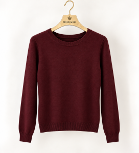 274 Damski bordowy sweter.png